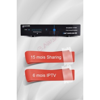 Récepteur Starsat 2000HD Hyper + 15 mois G-Share | AirySat Tunisie