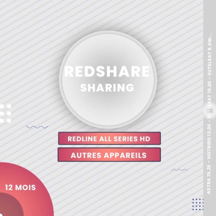 Abonnement Redshare 12 mois | AirySat Tunisie