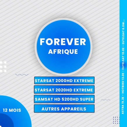 Abonnement Forever 12 mois | AirySat Tunisie