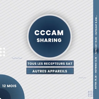 Abonnement Sharing cccam 12 mois pour Carte Satellite | AirySat Tunisie