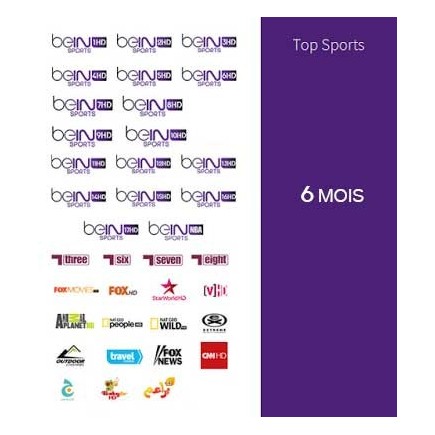 Abonnement Bein Sports 6 mois TOP SPORTS | AirySat Tunisie