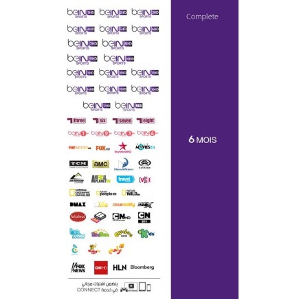 Abonnement Bein Sports 6 mois COMPLETE | AirySat Tunisie