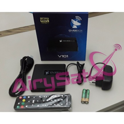 Box Android OVEEBOX V101 4K + 12 mois IPTV AIRYSAT | AirySat Tunisie